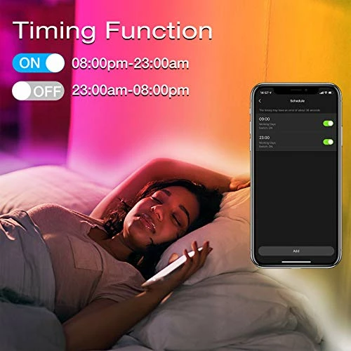 Best Sale 🌟 Smart WiFi Led Lights 100ft, Tuya App Controlled Led Strip Lights, Work With Alexa And Google Assistant, Timer Schedule Led Lights Strip, Color Changing Led Lights For Bedroom Party Kitchen Multicolor ⌛ 7 Best Sale 🌟 Smart WiFi Led Lights 100ft, Tuya App Controlled Led Strip Lights, Work With Alexa And Google Assistant, Timer Schedule Led Lights Strip, Color Changing Led Lights For Bedroom Party Kitchen Multicolor ⌛ - Image 5