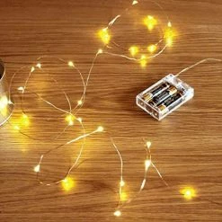 Top 10 🤩 Led String Lights, Sanniu Mini Battery Powered Copper Wire Starry Fairy Lights, Battery Operated Lights For Bedroom, ❄ Christmas, Parties, Wedding, Centerpiece, Decoration (5m/16ft Warm White) 🌟 -Lighting & Ceiling Fans Shop 51ANftcqGDL. AC