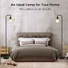 Buy 🤩 Floor Lamp, Industrial Floor Lamp, 63 Inch Standing Lamp, E26 Socket, On/Off Footswitch, Whole Metal, ETL Listed, Modern Floor Lamp For Bedroom, Living Room, Minimalist, Vintage, Mid Century Whi 🤩 -Lighting & Ceiling Fans Shop 51AfQ356FKL