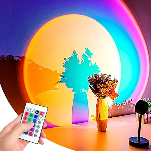 Brand new π Sunset Lamp Projection Rotation Rainbow Projection Lamp Led Romantic Visual Led Light Network Red Light With USB Modern Floor Stand Night Light Living Room Bedroom Decor (Sunset Red) β 7 Brand new π Sunset Lamp Projection Rotation Rainbow Projection Lamp Led Romantic Visual Led Light Network Red Light With USB Modern Floor Stand Night Light Living Room Bedroom Decor (Sunset Red) β - Image 5