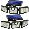 Wholesale 🧨 Solar Lights Outdoor, 2 Pack AmeriTop 128 LED 800LM Cordless LED Solar Motion Sensor Lights; 3 Adjustable Heads, 270°Wide Angle Illumination, IP65 Waterproof, Security LED Flood Light(Daylight) 🎉 -Lighting & Ceiling Fans Shop 51C7YW3vElL