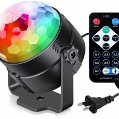 Best Pirce 💯 Sound Activated Party Lights With Remote Control Dj Lighting, Disco Ball Strobe Lamp 7 Modes Stage Light For Home Room Dance Parties 🎂 Birthday Karaoke 🎃 Halloween 🎅 Christmas Wedding Show Club Decorations Black 👍 -Lighting & Ceiling Fans Shop 51CFUn2EYNL. AC