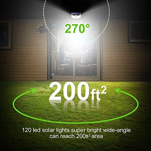 Deals โ๏ธ Solar Lights Outdoor 120 LED With Lights Reflector And 3 Lighting Modes, Motion Sensor Security Lights,IP65 Waterproof Solar Powered For Garden Patio Yard (2Pack) ๐ 8 Deals โ๏ธ Solar Lights Outdoor 120 LED With Lights Reflector And 3 Lighting Modes, Motion Sensor Security Lights,IP65 Waterproof Solar Powered For Garden Patio Yard (2Pack) ๐ - Image 6