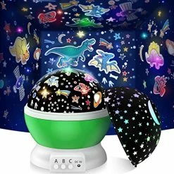 Cheapest 💯 Dinosaur Night Light For Kids Toys 2-in-1 Dinosaurs & Star Projector For Boy 3 4 5 6 7 8 9 10 11 12 Year Old Gifts Rotating Nights Lights Lamp For Age 3-12 Boys Bedroom 🎄 Christmas Decor Dinosaur-black 🌟 -Lighting & Ceiling Fans Shop 51CX4iJUNNL