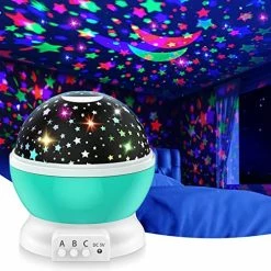 Discount 🌟 Kids Star Night Light Projector 360 Degree Rotating Moon Star Nightlight For 2-12 Year Old Baby 👧 Girls Gifts Night Lights For Nursery Children Room|Party|Birthday 🎁 Christmas Decor Toys (Pink) 🎁 -Lighting & Ceiling Fans Shop 51CmlLBG82L. AC