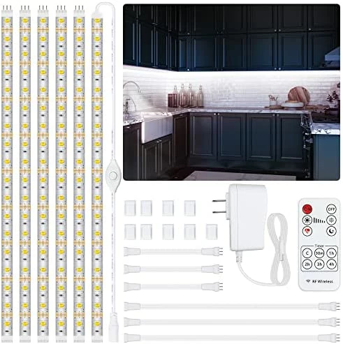 Best deal โ 8 PCS Under Cabinet Lighting Kit, Bright Under Cabinet Lights, Flexible Led Strip Lights With RF Remote And Power Adapter, For Kitchen Cabinets Shelf Desk Counter, 2700K Warm White, 13ft 4000k - Neutral White ๐ 12 Best deal โ 8 PCS Under Cabinet Lighting Kit, Bright Under Cabinet Lights, Flexible Led Strip Lights With RF Remote And Power Adapter, For Kitchen Cabinets Shelf Desk Counter, 2700K Warm White, 13ft 4000k - Neutral White ๐ - Image 10