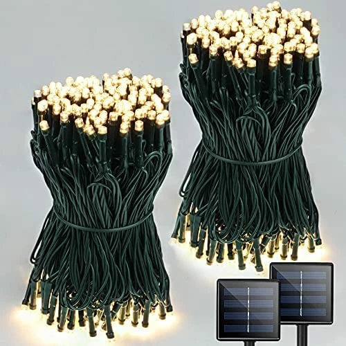 Promo ๐งจ Super-Long 2-Pack Each 85FT Solar String Lights Outdoor, 480 LED Extra-Bright Solar ๐ Christmas Lights Outdoor, Waterproof Green Wire 8 Lighting Modes Solar Xmas Tree Lights (Warm White) ๐งจ 9 Promo ๐งจ Super-Long 2-Pack Each 85FT Solar String Lights Outdoor, 480 LED Extra-Bright Solar ๐ Christmas Lights Outdoor, Waterproof Green Wire 8 Lighting Modes Solar Xmas Tree Lights (Warm White) ๐งจ - Image 7