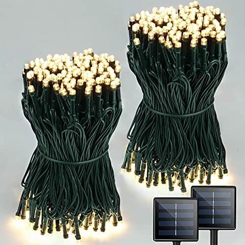 Promo ๐งจ Super-Long 2-Pack Each 85FT Solar String Lights Outdoor, 480 LED Extra-Bright Solar ๐ Christmas Lights Outdoor, Waterproof Green Wire 8 Lighting Modes Solar Xmas Tree Lights (Warm White) ๐งจ 3 Promo ๐งจ Super-Long 2-Pack Each 85FT Solar String Lights Outdoor, 480 LED Extra-Bright Solar ๐ Christmas Lights Outdoor, Waterproof Green Wire 8 Lighting Modes Solar Xmas Tree Lights (Warm White) ๐งจ