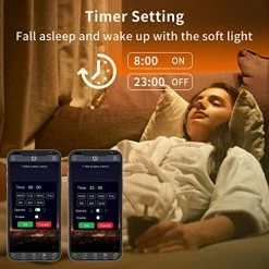 New 🔔 100ft Led Strip Lights (2 Rolls Of 50ft) RGB Music Sync Color Changing,Bluetooth Led Lights With Smart App Control Remote,Led Lights For Bedroom Room Lighting Flexible Home Decor 🔥 -Lighting & Ceiling Fans Shop 51F0tqPBQJL