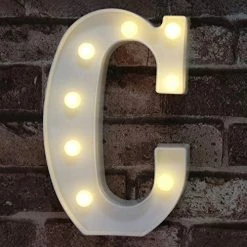 Hot Sale 😀 Pooqla LED Marquee Letter Lights Sign, Light Up Alphabet Letter For Home Party Wedding Decoration A 🥰 -Lighting & Ceiling Fans Shop 51FWXDihLZL. AC
