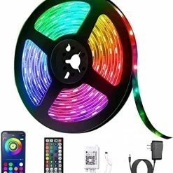Outlet ✨ Led Strip Lights 130ft (2 Rolls Of 65ft) Smart Light Strips With App Control RGB Led Lights For Bedroom,Music Sync Color Changing Lights For Room Party ⌛ 18 Outlet ✨ Led Strip Lights 130ft (2 Rolls Of 65ft) Smart Light Strips With App Control RGB Led Lights For Bedroom,Music Sync Color Changing Lights For Room Party ⌛ -Lighting & Ceiling Fans Shop 51GGo3CzQfL. AC