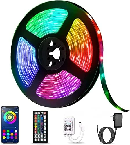 Outlet ✨ Led Strip Lights 130ft (2 Rolls Of 65ft) Smart Light Strips With App Control RGB Led Lights For Bedroom,Music Sync Color Changing Lights For Room Party ⌛ 8 Outlet ✨ Led Strip Lights 130ft (2 Rolls Of 65ft) Smart Light Strips With App Control RGB Led Lights For Bedroom,Music Sync Color Changing Lights For Room Party ⌛ - Image 7