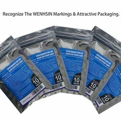 Brand new 🔥 WENHSIN 10Packs 4-Pin RGB LED Light Strip Connectors 10mm Unwired Gapless Solderless Adapter Terminal Extension For SMD 5050 Multicolor LED Strip (10Pack 4PIN RGB Connector) 🔥 11 Brand new 🔥 WENHSIN 10Packs 4-Pin RGB LED Light Strip Connectors 10mm Unwired Gapless Solderless Adapter Terminal Extension For SMD 5050 Multicolor LED Strip (10Pack 4PIN RGB Connector) 🔥 -Lighting & Ceiling Fans Shop 51GHPv4l7nL