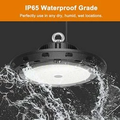 Promo 🛒 UFO LED High Bay Light 150W 21,000lm 5000K Daylight 600W HID/HPS Equivalent With US Plug 5’ Cable LED Warehouse Lights Commercial Shop Workshop Garage Factory Lowbay Area Lighting Fixture 👍 -Lighting & Ceiling Fans Shop 51IDeGQxd7L