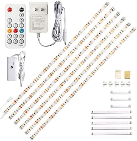 Discount π Under Cabinet LED Lighting Kit, 6 PCS LED Strip Lights With Remote Control Dimmer And Adapter, Dimmable For Kitchen Cabinet,Counter,Shelf,TV Back,Showcase 2700K Warm White,Bright 1500lm,Timing β¨ 11 Discount π Under Cabinet LED Lighting Kit, 6 PCS LED Strip Lights With Remote Control Dimmer And Adapter, Dimmable For Kitchen Cabinet,Counter,Shelf,TV Back,Showcase 2700K Warm White,Bright 1500lm,Timing β¨ - Image 9