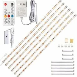 Discount π Under Cabinet LED Lighting Kit, 6 PCS LED Strip Lights With Remote Control Dimmer And Adapter, Dimmable For Kitchen Cabinet,Counter,Shelf,TV Back,Showcase 2700K Warm White,Bright 1500lm,Timing β¨ 21 Discount π Under Cabinet LED Lighting Kit, 6 PCS LED Strip Lights With Remote Control Dimmer And Adapter, Dimmable For Kitchen Cabinet,Counter,Shelf,TV Back,Showcase 2700K Warm White,Bright 1500lm,Timing β¨ -Lighting & Ceiling Fans Shop 51IrR9oWUmL. AC 2