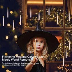 Best deal 🥰 Flameless Candles With Magic Wand Remote, 6.6" Hanging Window Candles Battery Operated Candles Flickering Floating Candles Electric LED Taper Candles For Home Wedding Party ❄ Christmas Decor (12 Pack) ✨ -Lighting & Ceiling Fans Shop 51JpYHSUPrL