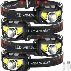 New π€© Headlamp Flashlight, LHKNL 1100 Lumen Ultra-Light Bright LED Rechargeable Headlight With White Red Light, 2-PACK Waterproof Motion Sensor Head Lamp, 8 Modes For Outdoor Camping Running Cycling Fishing βοΈ 15 New π€© Headlamp Flashlight, LHKNL 1100 Lumen Ultra-Light Bright LED Rechargeable Headlight With White Red Light, 2-PACK Waterproof Motion Sensor Head Lamp, 8 Modes For Outdoor Camping Running Cycling Fishing βοΈ -Lighting & Ceiling Fans Shop 51JwJN nbzL. AC
