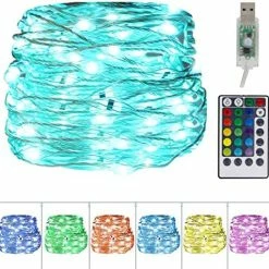 Brand new 🌟 200 LED 66 FT Copper String Lights Fairy String Lights 8 Modes LED String Lights USB Powered With Remote Control For 🎅 Christmas Tree Wedding Party Home Decoration, Warm Wh ✨ 16 Brand new 🌟 200 LED 66 FT Copper String Lights Fairy String Lights 8 Modes LED String Lights USB Powered With Remote Control For 🎅 Christmas Tree Wedding Party Home Decoration, Warm Wh ✨ -Lighting & Ceiling Fans Shop 51KPPF8DQ5L. AC