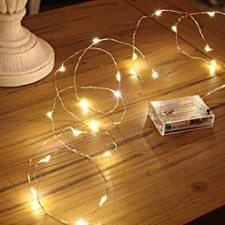 Flash Sale ๐ Led Fairy Lights Battery Operated, 1 Pack Mini Battery Powered Copper Wire Starry Fairy Lights For Bedroom, ๐
Christmas, Parties, Wedding, Centerpiece, Decoration (5m/16ft Warm White) ๐
