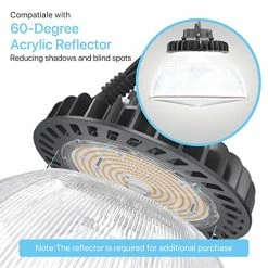 Best reviews of 😉 LED High Bay Light 150W 21,000lm 5000K 1-10V Dimmable UL Listed US Hook 5' Cable Alternative To 650W MH/HPS For Gym Factory Warehouse ✨ -Lighting & Ceiling Fans Shop 51KyOapHHtL
