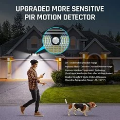 Hot Sale ⌛ Solar Lights Outdoor, 3 Head Solar Motion Lights Outdoor With 2500LM 218 LEDs High Brightness, Built-in Bigger Tempered Glass Solar Panel, Sensitive PIR Motion Inductor (2-Pack) 🎁 -Lighting & Ceiling Fans Shop 51LUYcTiWnL