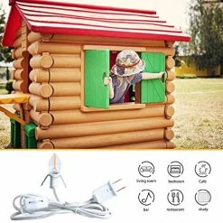 Flash Sale ๐ Accessory Cord With One LED Light Bulb - 6 Feet UL-Listed White Cord With On/Off Switch Plugs - Perfect For Holiday Decorations And Craft Projects, 2 Pack โ 19 Flash Sale ๐ Accessory Cord With One LED Light Bulb - 6 Feet UL-Listed White Cord With On/Off Switch Plugs - Perfect For Holiday Decorations And Craft Projects, 2 Pack โ -Lighting & Ceiling Fans Shop 51LZIaj5NcL