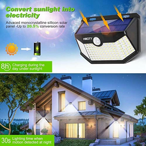 Deals โ๏ธ Solar Lights Outdoor 120 LED With Lights Reflector And 3 Lighting Modes, Motion Sensor Security Lights,IP65 Waterproof Solar Powered For Garden Patio Yard (2Pack) ๐ 4 Deals โ๏ธ Solar Lights Outdoor 120 LED With Lights Reflector And 3 Lighting Modes, Motion Sensor Security Lights,IP65 Waterproof Solar Powered For Garden Patio Yard (2Pack) ๐ - Image 2