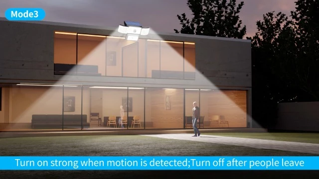 Outlet ⌛ Solar Outdoor Lights, 250 LED Motion Sensor Lights, 3 Modes IP68 Waterproof Solar Motion Lights For Yard Patio Garden Pathway Porch, 2Pack ✔️ 8 Outlet ⌛ Solar Outdoor Lights, 250 LED Motion Sensor Lights, 3 Modes IP68 Waterproof Solar Motion Lights For Yard Patio Garden Pathway Porch, 2Pack ✔️ - Image 6