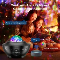 Best reviews of 😉 Galaxy Projector Star Projector For Bedroom, Starry Night Light Projector For Kids, Large Coverage Star Projector For Ceiling, Built In Bluetooth/Music Speaker/Timer, Ideal Gift For 🎄 Christmas Decor Pure White 😉 -Lighting & Ceiling Fans Shop 51P0F5fcXxL
