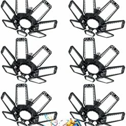 Best deal ⌛ 2 Pack LED Garage Light,200W Garage Light 20000lm Deformable Garage Lights Ceiling Shop Light With 7+1 Adjustable Panel,6500K Daylight Folding Screw In Garage Lighting Bulb E26/E27 For Workshop Garage ⭐ -Lighting & Ceiling Fans Shop 51PODZpBqCL. AC