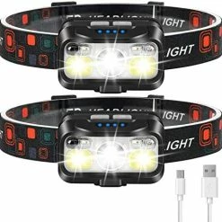 Buy β LHKNL Headlamp Rechargeable, 1100 Lumen Super Bright Motion Sensor Head Lamp Flashlight, 2-Pack Waterproof LED Headlight With White Red Light, 8 Modes Head Lights For Camping Cycling Running Fishing π₯ 10 Buy β LHKNL Headlamp Rechargeable, 1100 Lumen Super Bright Motion Sensor Head Lamp Flashlight, 2-Pack Waterproof LED Headlight With White Red Light, 8 Modes Head Lights For Camping Cycling Running Fishing π₯ -Lighting & Ceiling Fans Shop 51PzQj6yYmL. AC