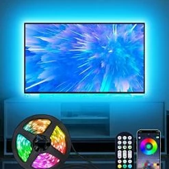 Top 10 🎁 LED Lights For TV, 9.8FT Led Backlight TV Lights ICRGB Led TV Lights For 32-60inch TV, USB Led Strip Lights For TV Led Lights Sync With Music Bluetooth APP Control Led Strip Lights For Bedroom Solid Colours 💯 -Lighting & Ceiling Fans Shop 51QPFdyX5YL. AC
