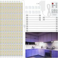 Best deal โ 8 PCS Under Cabinet Lighting Kit, Bright Under Cabinet Lights, Flexible Led Strip Lights With RF Remote And Power Adapter, For Kitchen Cabinets Shelf Desk Counter, 2700K Warm White, 13ft 4000k - Neutral White ๐ 24 Best deal โ 8 PCS Under Cabinet Lighting Kit, Bright Under Cabinet Lights, Flexible Led Strip Lights With RF Remote And Power Adapter, For Kitchen Cabinets Shelf Desk Counter, 2700K Warm White, 13ft 4000k - Neutral White ๐ -Lighting & Ceiling Fans Shop 51R9bBHlbL. AC