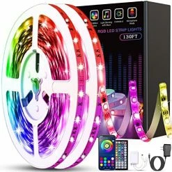 Deals 🔥 Led Lights For Bedroom 100ft (2 Rolls Of 50ft) Music Sync Color Changing LED Strip Lights With Remote And App Control 5050 RGB LED Strip, LED Lights For Room Home Party Decorat ⭐ -Lighting & Ceiling Fans Shop 51RBkpoBFUL. AC