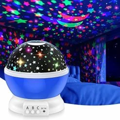 Discount 🌟 Kids Star Night Light Projector 360 Degree Rotating Moon Star Nightlight For 2-12 Year Old Baby 👧 Girls Gifts Night Lights For Nursery Children Room|Party|Birthday 🎁 Christmas Decor Toys (Pink) 🎁 -Lighting & Ceiling Fans Shop 51RBxNe5gL. AC