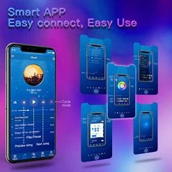 Wholesale ❤️ 100ft Bluetooth LED Strip Lights, SMD5050 Music Sync LED Lights Strip, RGB Color Changing LED Lights With Remote,Smart Phone APP Control, LED Lights For Bedroom,TV,Room DIY (APP+Remote +Mic/50ftx2) 🥰 -Lighting & Ceiling Fans Shop 51RgkjnMCAL