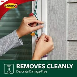 Best Pirce π₯ Outdoor Light Clips, Damage Free Hanging Light Clips With Adhesive Strips, Wall Clips For Hanging Outdoor π Christmas Decorations, Lights And Cables, 20 Clear Clips And 24 Command Strips π 17 Best Pirce π₯ Outdoor Light Clips, Damage Free Hanging Light Clips With Adhesive Strips, Wall Clips For Hanging Outdoor π Christmas Decorations, Lights And Cables, 20 Clear Clips And 24 Command Strips π -Lighting & Ceiling Fans Shop 51RzgCmvxuL