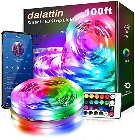 Deals โ๏ธ 65.6ft Led Lights For Bedroom Dalattin Led Strip Lights Color Changing Lights With 44 Keys Remote,2 Rolls Of 32.8f ๐ 10 Deals โ๏ธ 65.6ft Led Lights For Bedroom Dalattin Led Strip Lights Color Changing Lights With 44 Keys Remote,2 Rolls Of 32.8f ๐ - Image 8
