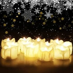 Brand new ๐คฉ Tea Lights With Timer, Built-in 6 Hours Timer, Flameless Candles With Timer, Flickering Tea Lights Candles Battery Operated, Pack Of 12, Dia 1-2/5โโ X H 1-1/4'' (no Remote) Warm Yellow (white Base) โจ 17 Brand new ๐คฉ Tea Lights With Timer, Built-in 6 Hours Timer, Flameless Candles With Timer, Flickering Tea Lights Candles Battery Operated, Pack Of 12, Dia 1-2/5โโ X H 1-1/4'' (no Remote) Warm Yellow (white Base) โจ -Lighting & Ceiling Fans Shop 51SEuRGcaHL. AC