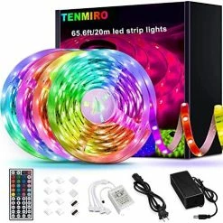 Deals 🔥 Led Lights For Bedroom 100ft (2 Rolls Of 50ft) Music Sync Color Changing LED Strip Lights With Remote And App Control 5050 RGB LED Strip, LED Lights For Room Home Party Decorat ⭐ -Lighting & Ceiling Fans Shop 51SNTsHLH2L. AC