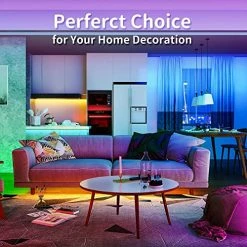Deals 🔥 Led Lights For Bedroom 100ft (2 Rolls Of 50ft) Music Sync Color Changing LED Strip Lights With Remote And App Control 5050 RGB LED Strip, LED Lights For Room Home Party Decorat ⭐ -Lighting & Ceiling Fans Shop 51SfJCSR6iL