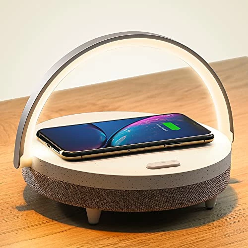 Cheapest ๐ D Night Light, EZVALO Music Bedside Lamp With Wireless Charger, 4 In 1 Touch Lamp, Portable Bluetooth Speaker, Phone Holder, Dimmable Wireless Charging Lamp ๐ Birthday Gifts For ๐ฉ Women, Men, Dad, Mom ๐ 3 Cheapest ๐ D Night Light, EZVALO Music Bedside Lamp With Wireless Charger, 4 In 1 Touch Lamp, Portable Bluetooth Speaker, Phone Holder, Dimmable Wireless Charging Lamp ๐ Birthday Gifts For ๐ฉ Women, Men, Dad, Mom ๐