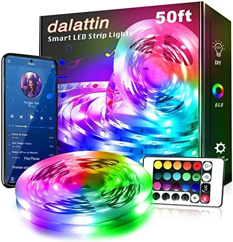 Deals โ๏ธ 65.6ft Led Lights For Bedroom Dalattin Led Strip Lights Color Changing Lights With 44 Keys Remote,2 Rolls Of 32.8f ๐ 8 Deals โ๏ธ 65.6ft Led Lights For Bedroom Dalattin Led Strip Lights Color Changing Lights With 44 Keys Remote,2 Rolls Of 32.8f ๐ - Image 6
