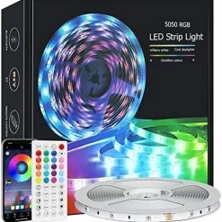 New ❤️ 100ft Led Lights For Bedroom, APP Control Music Sync Color Changing,Ultra Long RGB 5050 Led Strip Lights With 44Keys IR Remote For 🎄 Christmas Room Home Decoration 💯 -Lighting & Ceiling Fans Shop 51TYw2AV2AL. AC