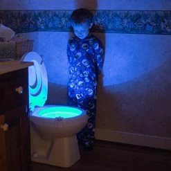 Flash Sale ✨ Toilet Bowl Night Light With Motion Sensor - LED Bathroom Light, Funny 🎁 Christmas Gifts Idea For Men, Dad, Husband - Unique Cool Gadget, Fun 🥳 Birthday Gag Gift For 👩 Women - Men Stocking Stuffers 😀 -Lighting & Ceiling Fans Shop 51TgGfnm6QL