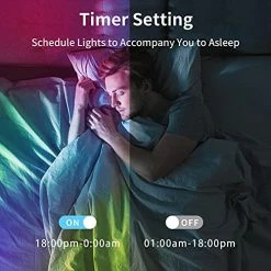 New ❤️ 100ft Led Lights For Bedroom, APP Control Music Sync Color Changing,Ultra Long RGB 5050 Led Strip Lights With 44Keys IR Remote For 🎄 Christmas Room Home Decoration 💯 -Lighting & Ceiling Fans Shop 51UTlc146xL