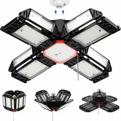 Budget π Garage Lights Ceiling Led 12 Panel Plug In Shop Lights 180W 18000 LM 6500K Garage Lights Ceiling LED,12 Leaf Deformable Multi-Position Panels Garage Lights E26 E27 Base,for Barn,Workshop,Basement β€οΈ 14 Budget π Garage Lights Ceiling Led 12 Panel Plug In Shop Lights 180W 18000 LM 6500K Garage Lights Ceiling LED,12 Leaf Deformable Multi-Position Panels Garage Lights E26 E27 Base,for Barn,Workshop,Basement β€οΈ -Lighting & Ceiling Fans Shop 51UjgtGRNcL. AC