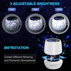 Promo 💯 Night Lights For Kids, Votozi Multifunctional Star Projector Lamp Night Light For Boys And 👧 Girls 🎂 Birthday Gifts, 🎄 Christmas, And Other Parties Decoration, Best Gift For Baby’s Bedroom, 5 Colorful Films White 🥰 -Lighting & Ceiling Fans Shop 51Ukq8nop2L