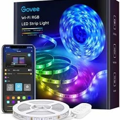 Cheapest 🛒 Smart LED Strip Lights, 16.4ft WiFi LED Light Strip Work With Alexa And Google Assistant, 16 Million Colors With App Control And Music Sync LED Lights For Bedroom, Kitchen, TV, Party, 🎄 Christmas 😉 -Lighting & Ceiling Fans Shop 51UtKVk0kRL. AC